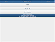 Tablet Screenshot of berrycenter.net