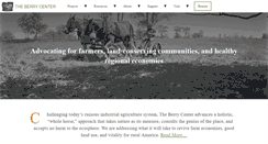 Desktop Screenshot of berrycenter.org